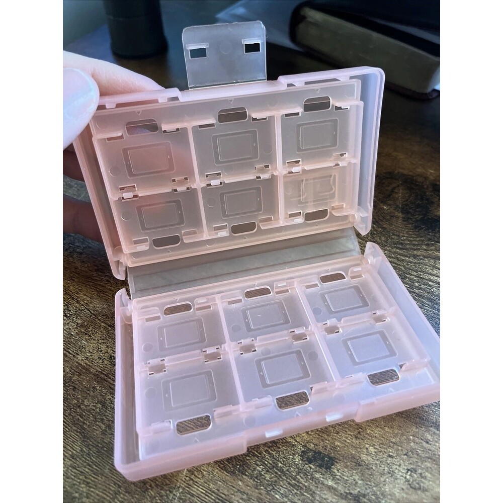 Pink 24 in 1 Game Card Travel and Storage Case for Nintendo Switch